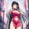 チャイナドレスの美少女 8枚目