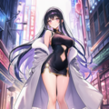 チャイナドレスの美少女 5枚目