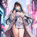 チャイナドレスの美少女 11枚目