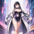 チャイナドレスの美少女 2枚目