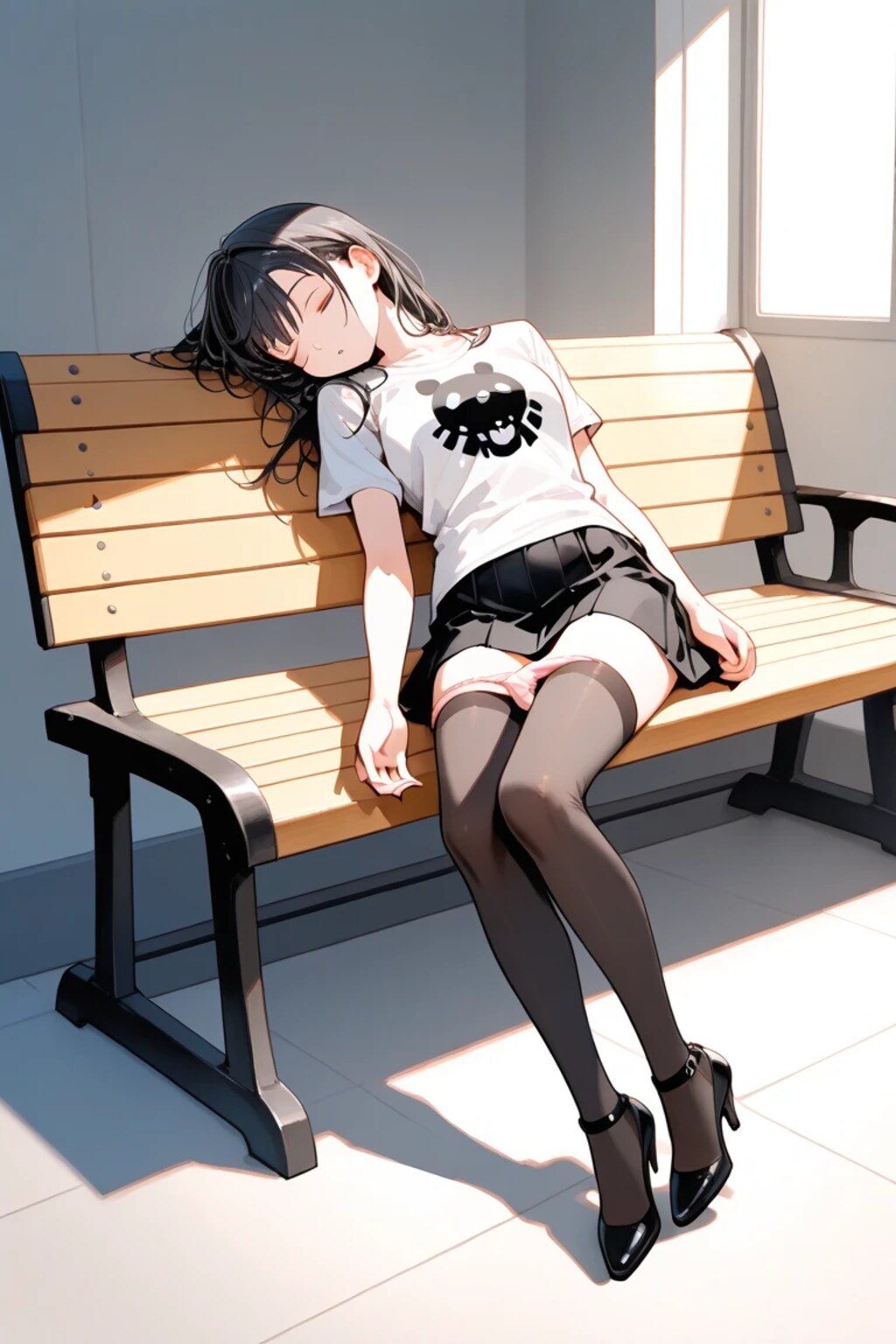 外で寝てるとイタズラされ…てた