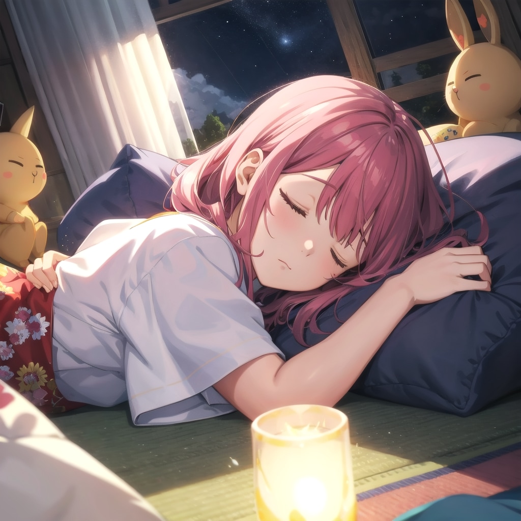 寝落ち | の人気AIイラスト・グラビア