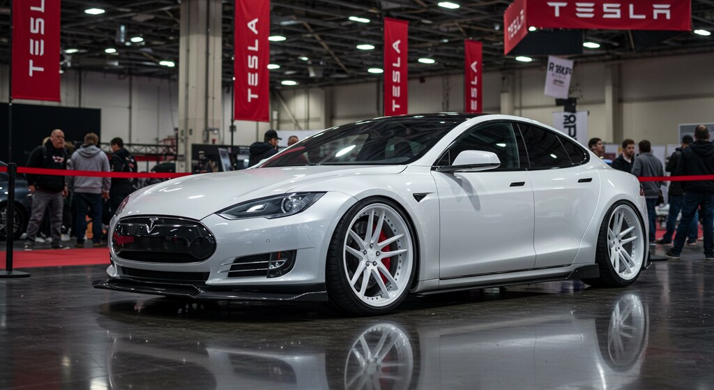 テスラセダンのドリ車