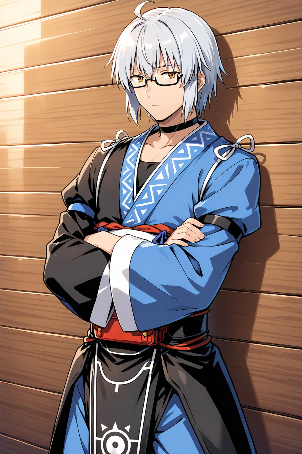 東方銀髪三半人