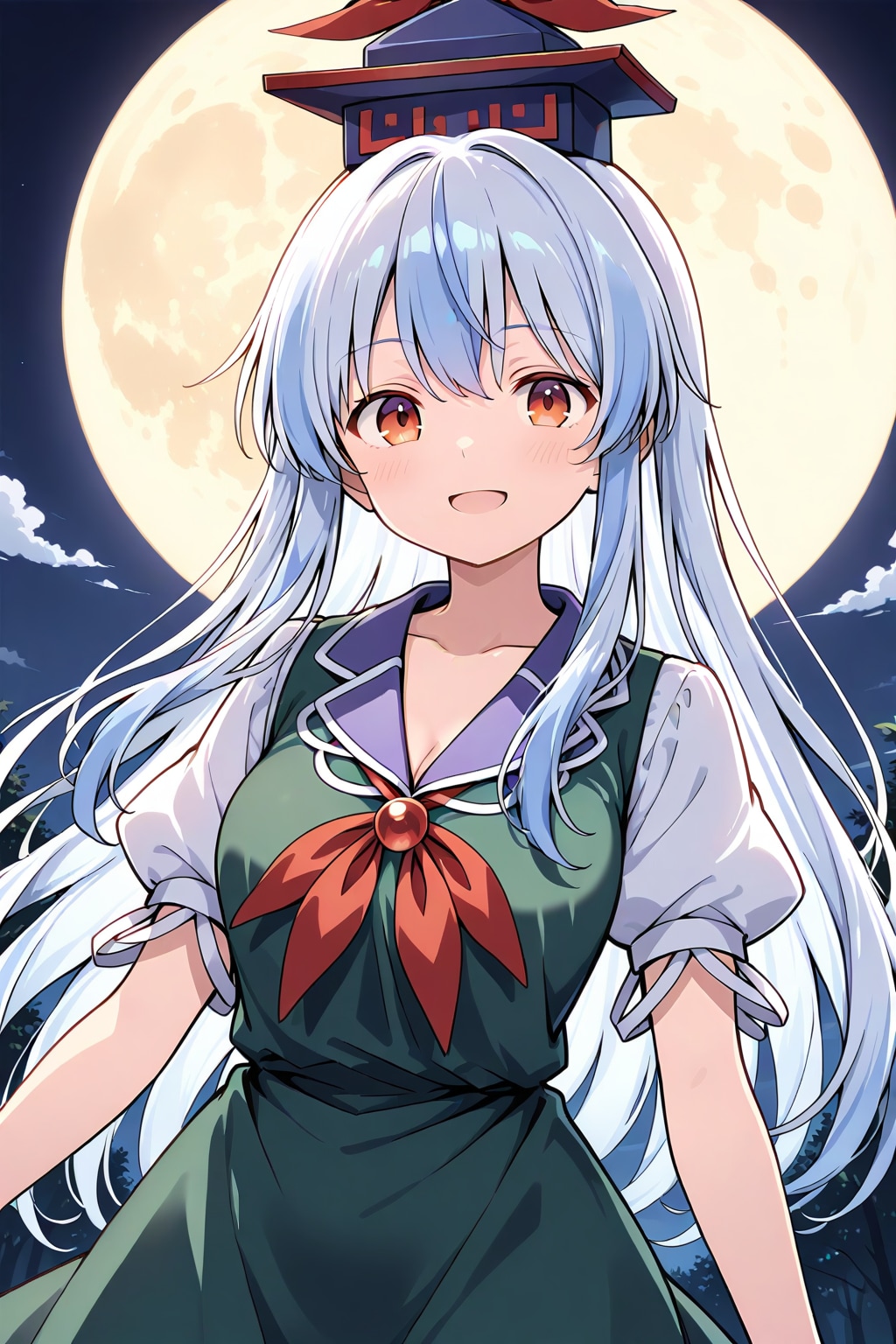 東方銀髪三半人