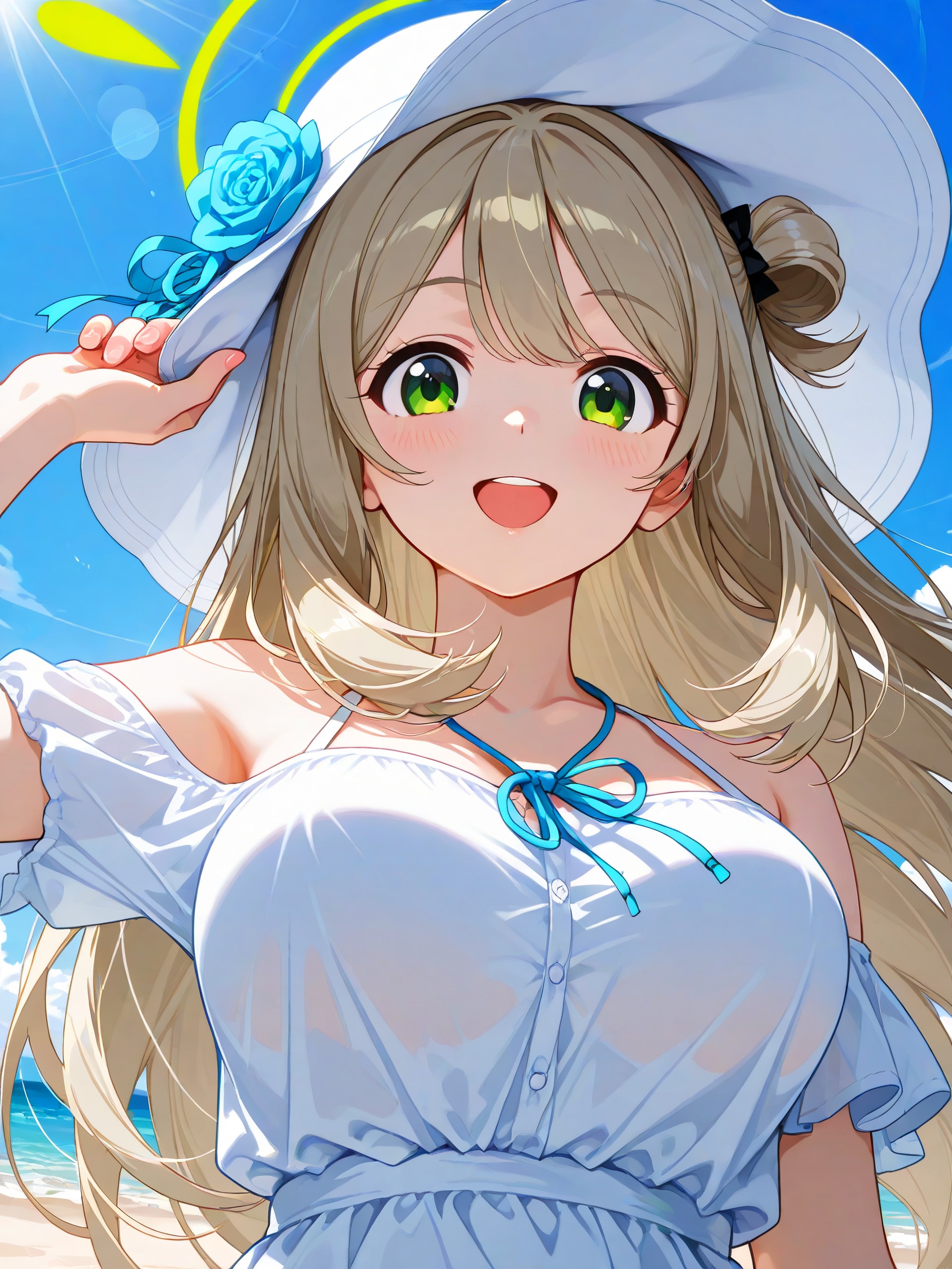 白ワンピ | の人気AIイラスト・グラビア