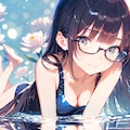 花手スク水 2枚目