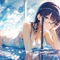 花手スク水 5枚目