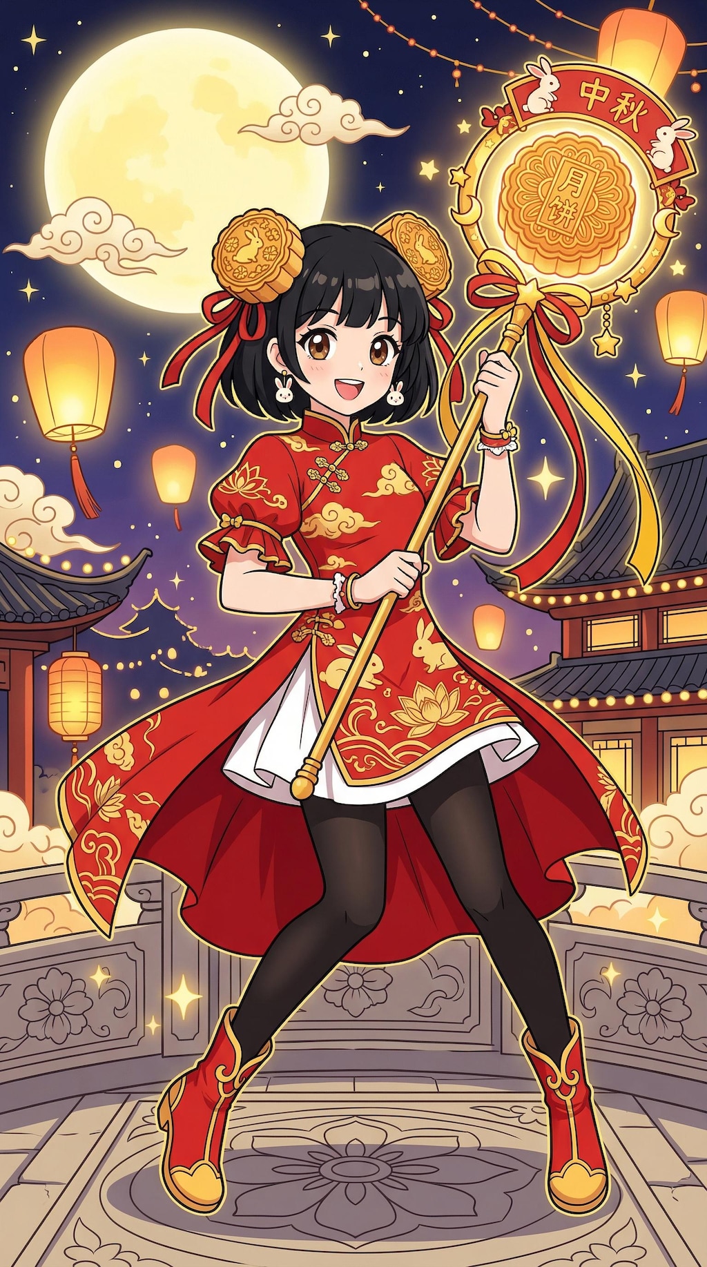 魔法少女もち＆月餅