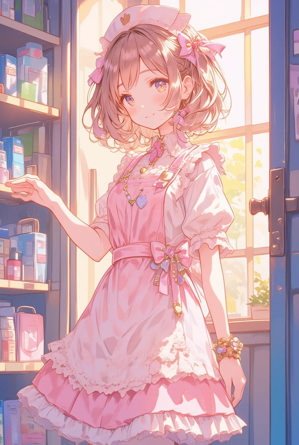 保健室のフリフリ先生