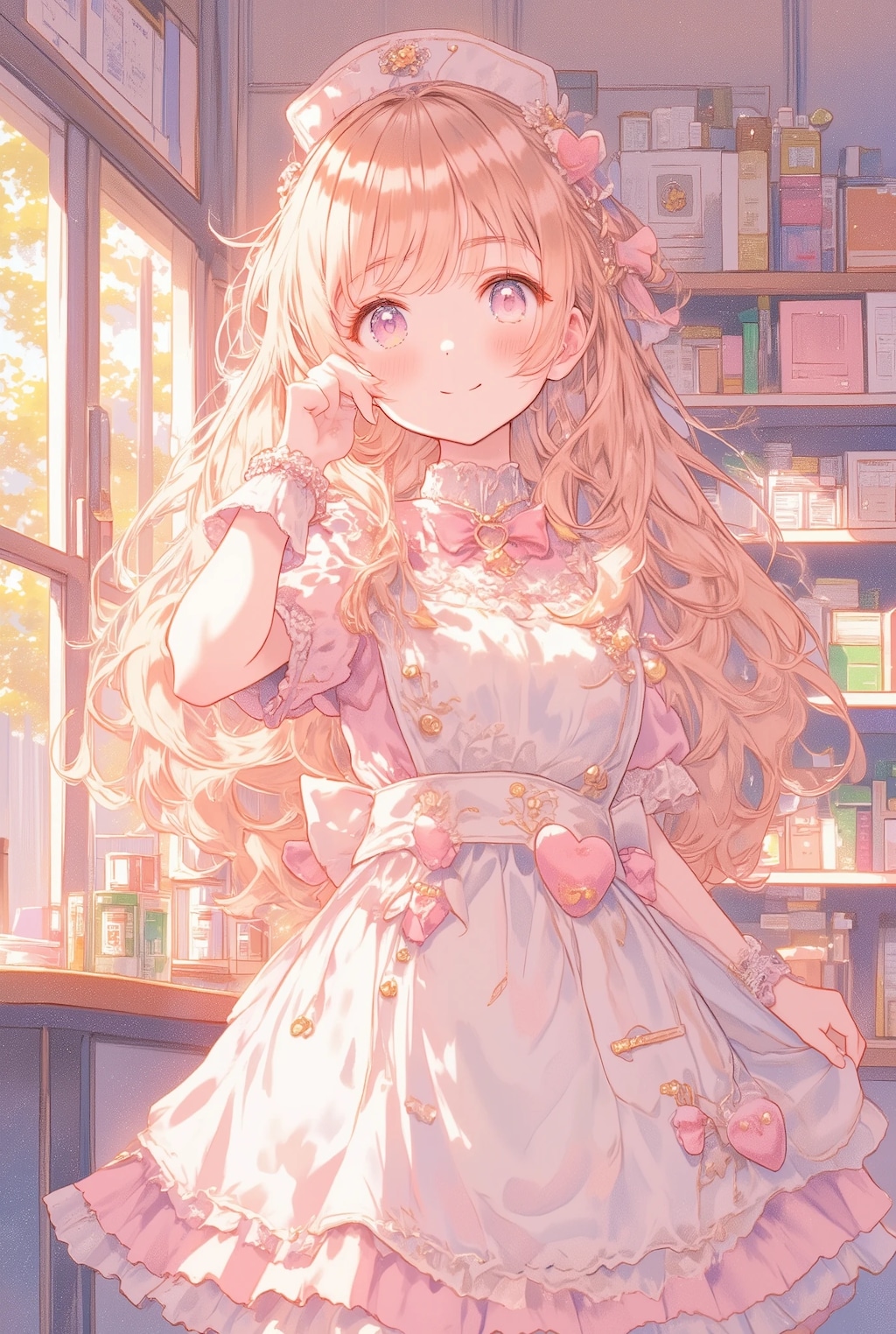 保健室のフリフリ先生