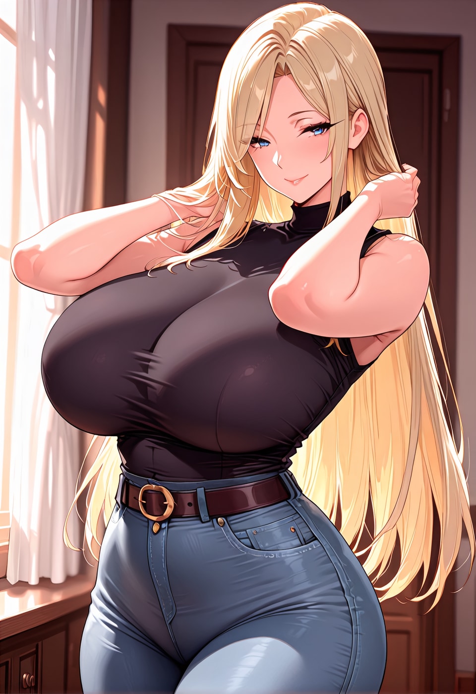 金髪お姉さん
