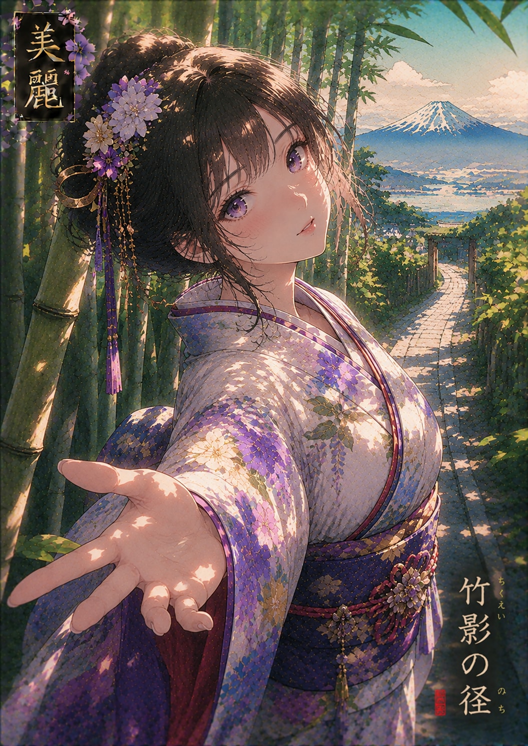Japanese-style illustration / 和風美麗イラスト #patreon #ChatGPT #customGPT #GPTs  #AIillustration #美麗 #和風美麗 | の人気AIイラスト・グラビア