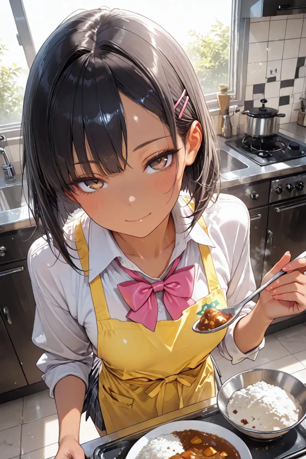 とても怖そうなギャルJKが家庭的だったので感動した😭