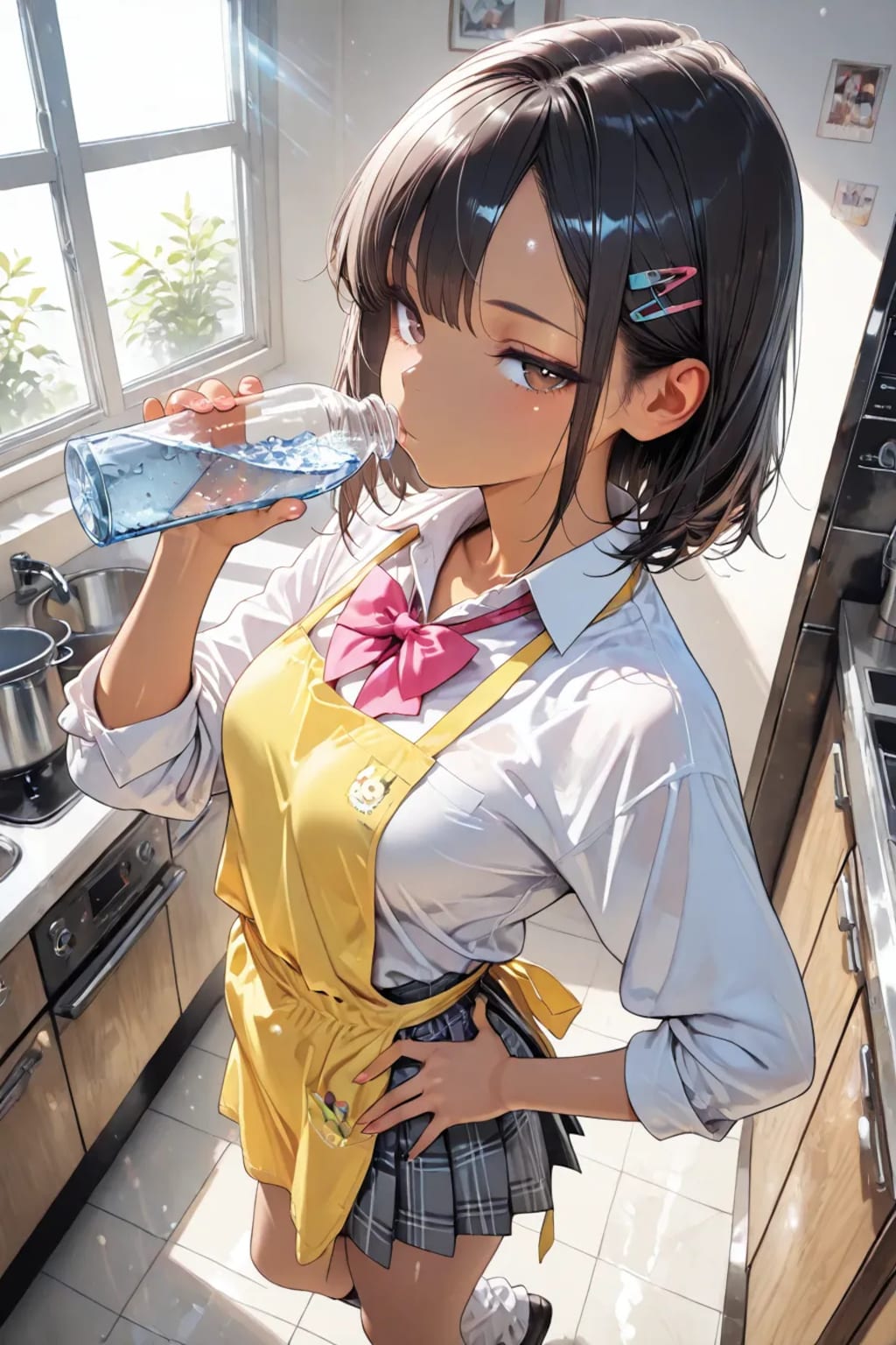 とても怖そうなギャルJKが家庭的だったので感動した😭