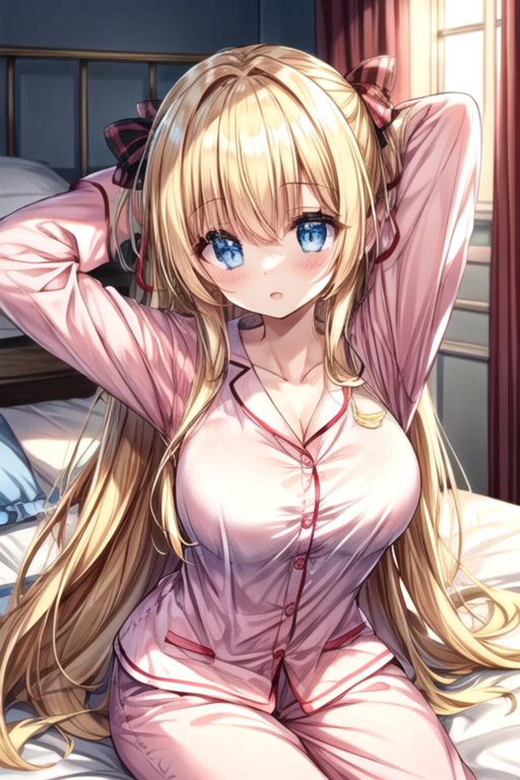 白髪ちゃんと金髪ちゃん