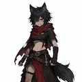 黒髪の狼獣人 3枚目