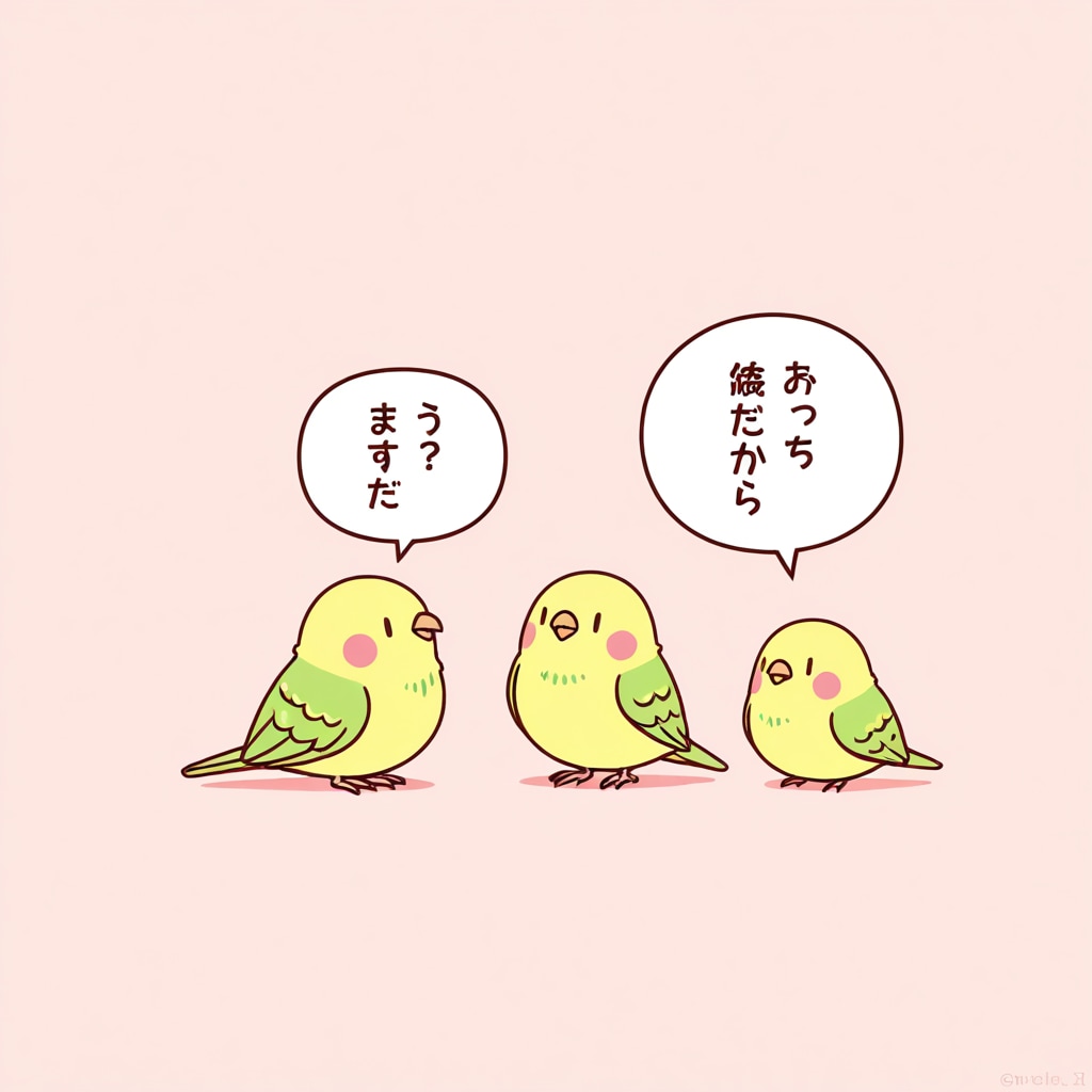 インコが名前を考えました