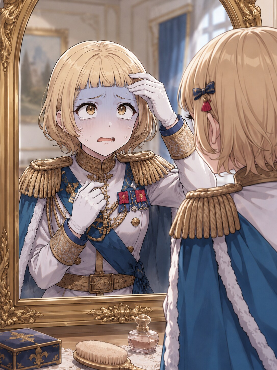 前髪ぱっつんな栄光ちゃん (今日の栄光ちゃん27) | の人気AIイラスト・グラビア