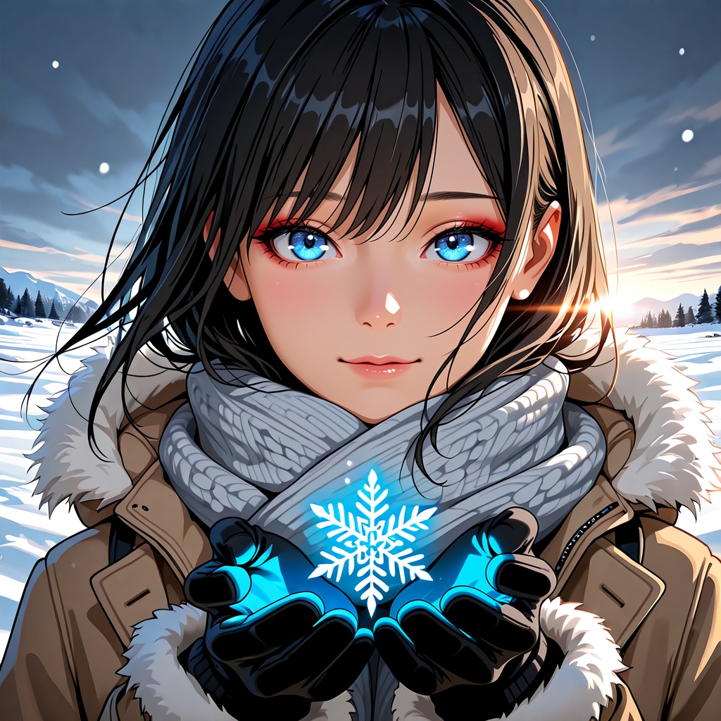 冬の光、少女の願い