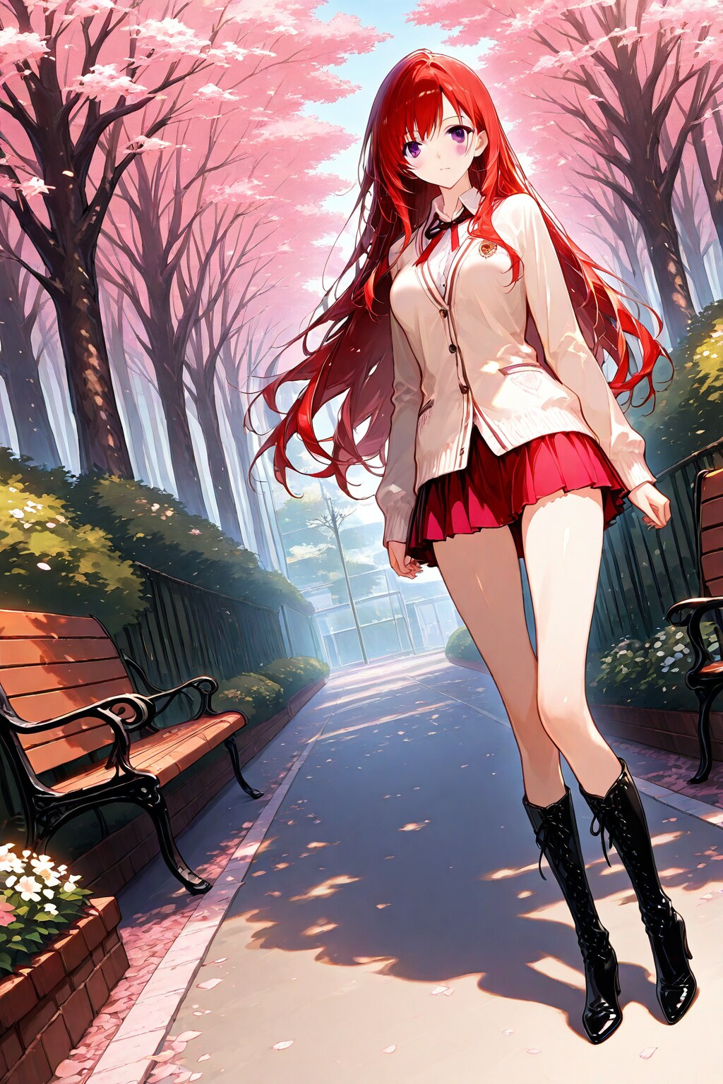 【ＧＲＹＰＨＯＮ様・ＷＡＶＥ様・ＰＲＩＳＭ様版】赤毛紫目美少女