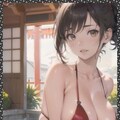 巨乳水着　 big breast swimsuit 3枚目