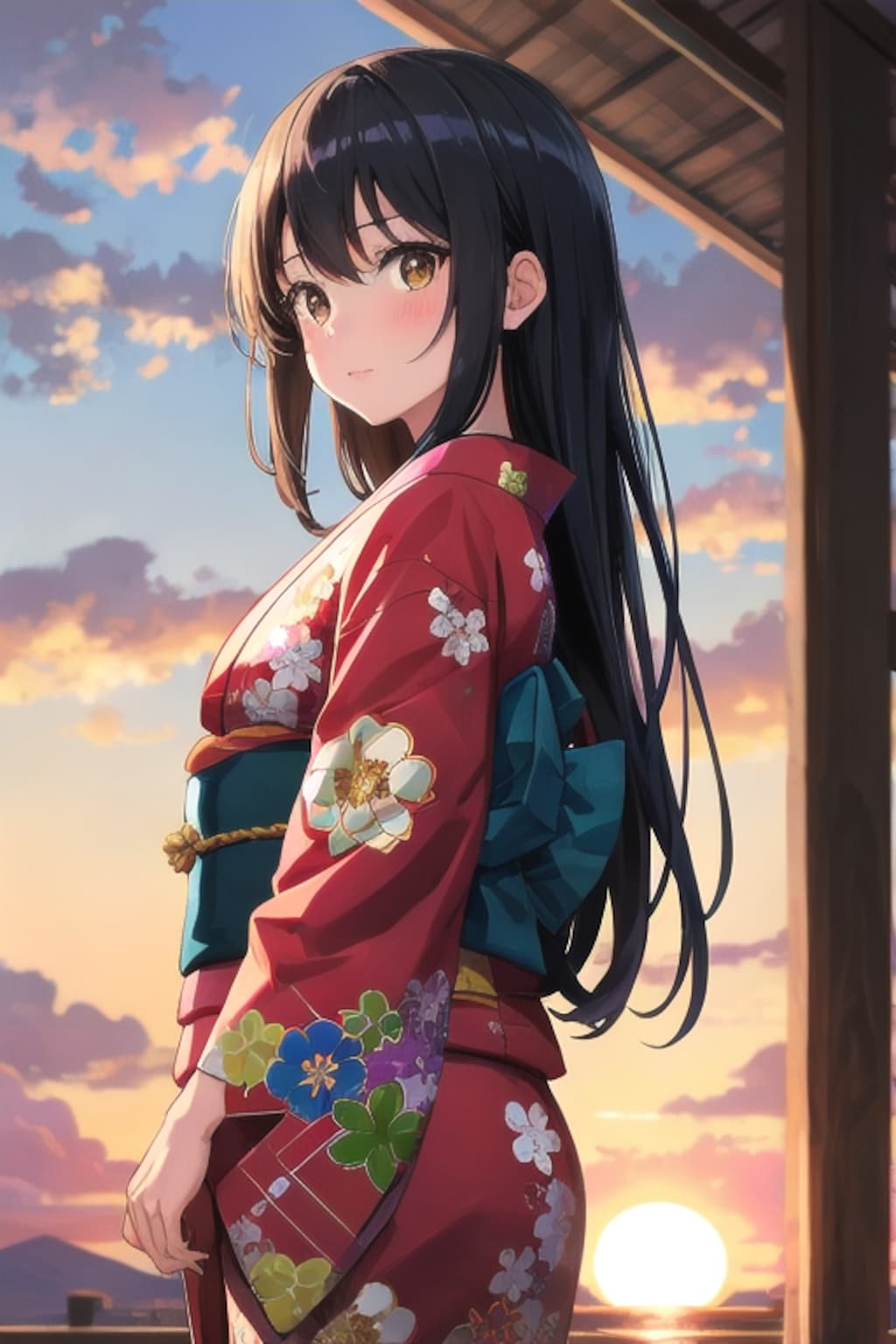 夕焼けさくらちゃん