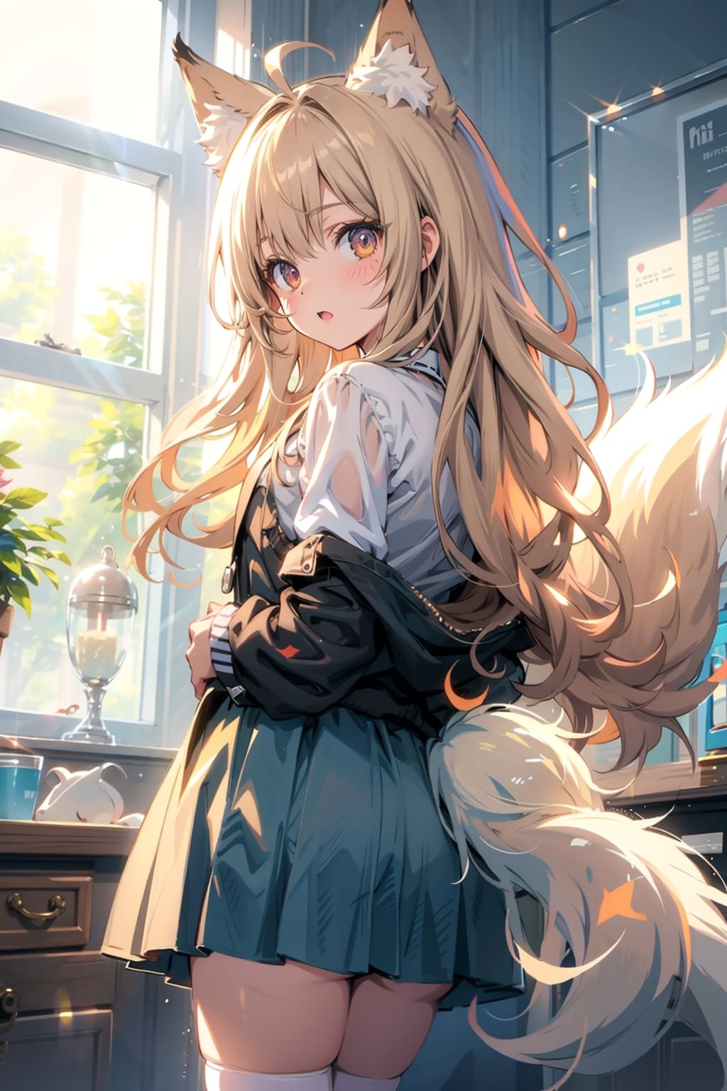 今日の狐耳娘 | の人気AIイラスト・グラビア