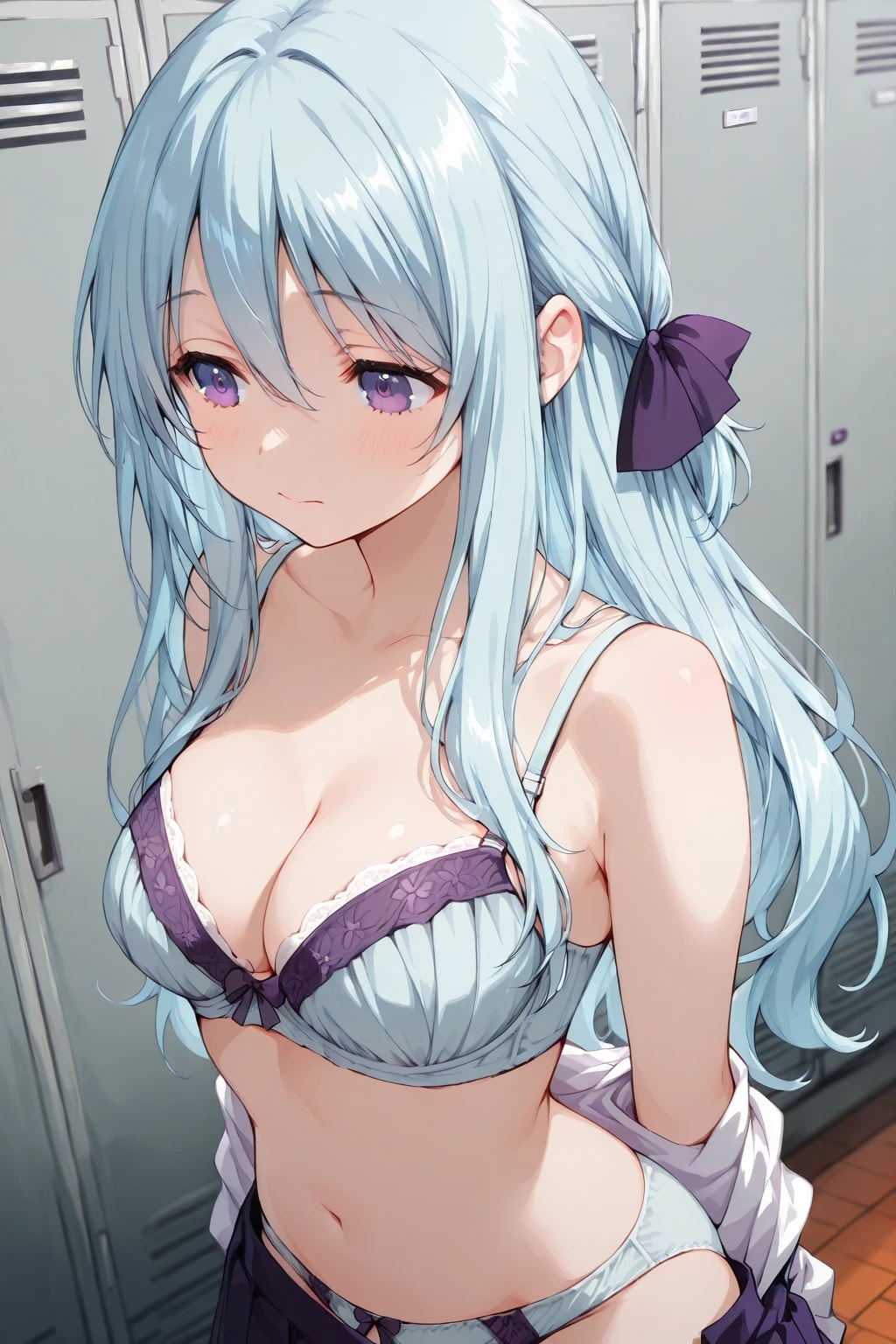 着替え中②
