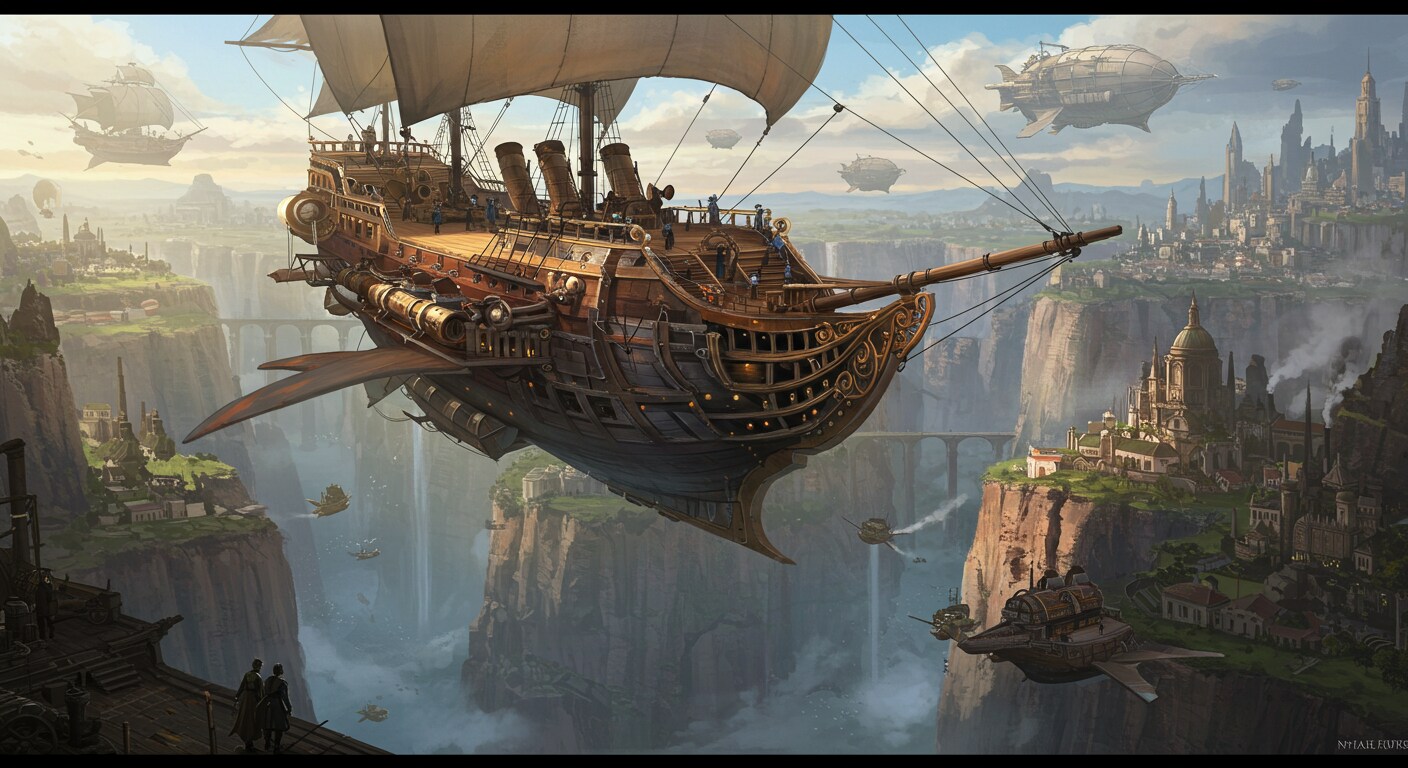 飛空艇エンタープライズ | の人気AIイラスト・グラビア