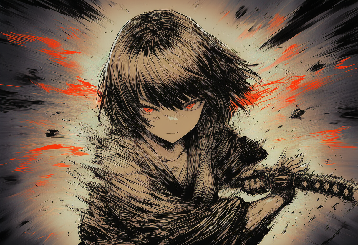 鞘走る電光 | の人気AIイラスト・グラビア