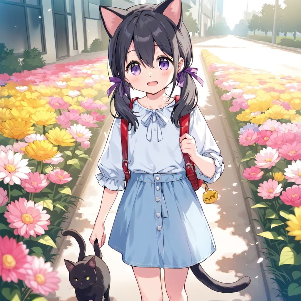 猫娘　モモのお出かけ