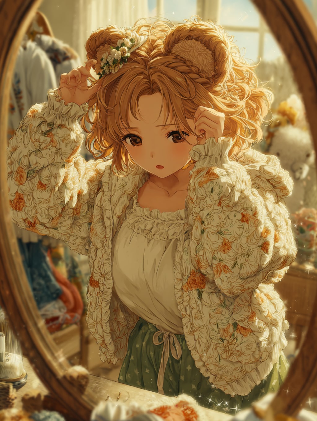 くま娘ヘアピン🐾