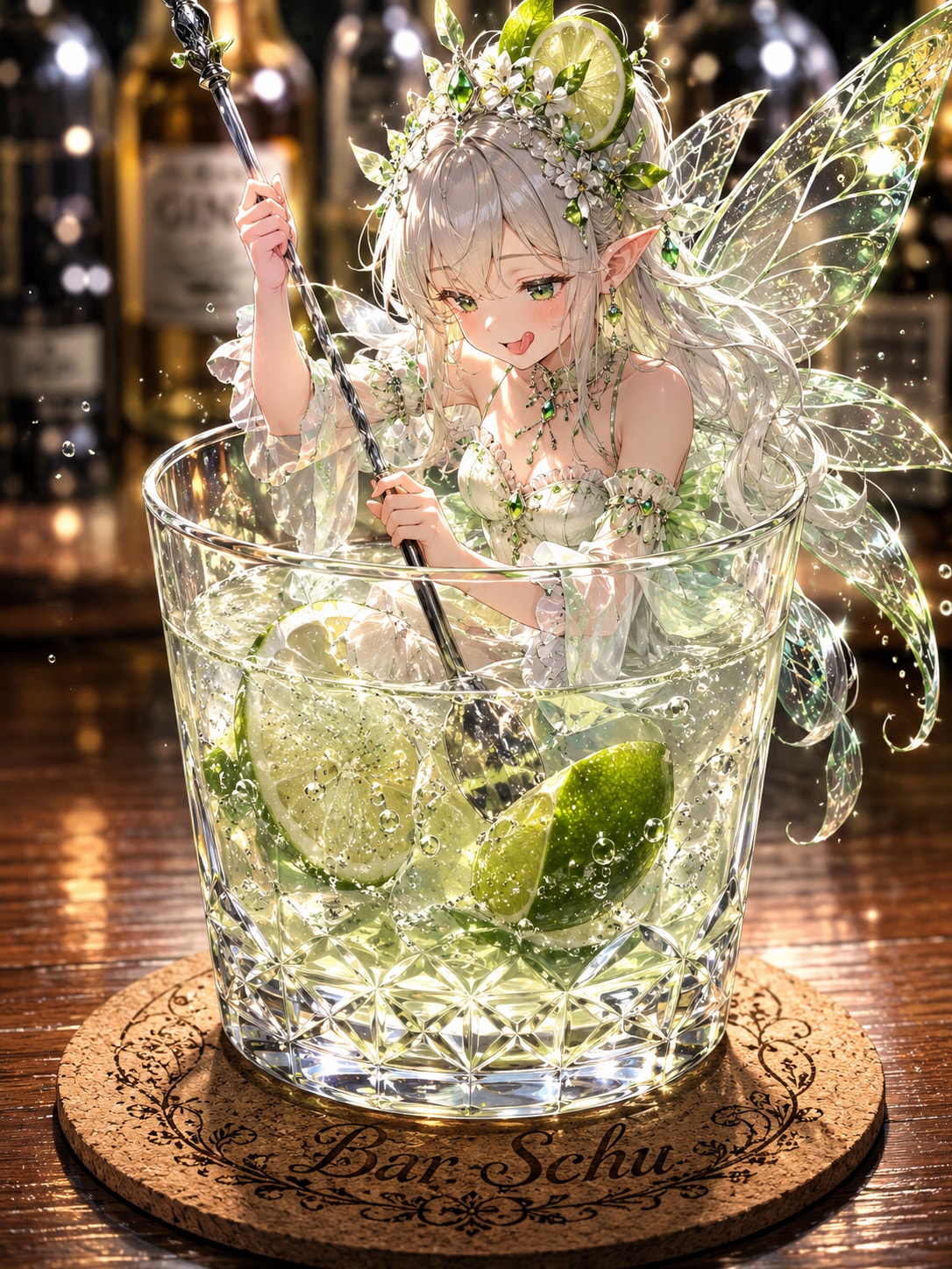 酒精：ジン・リッキーちゃん