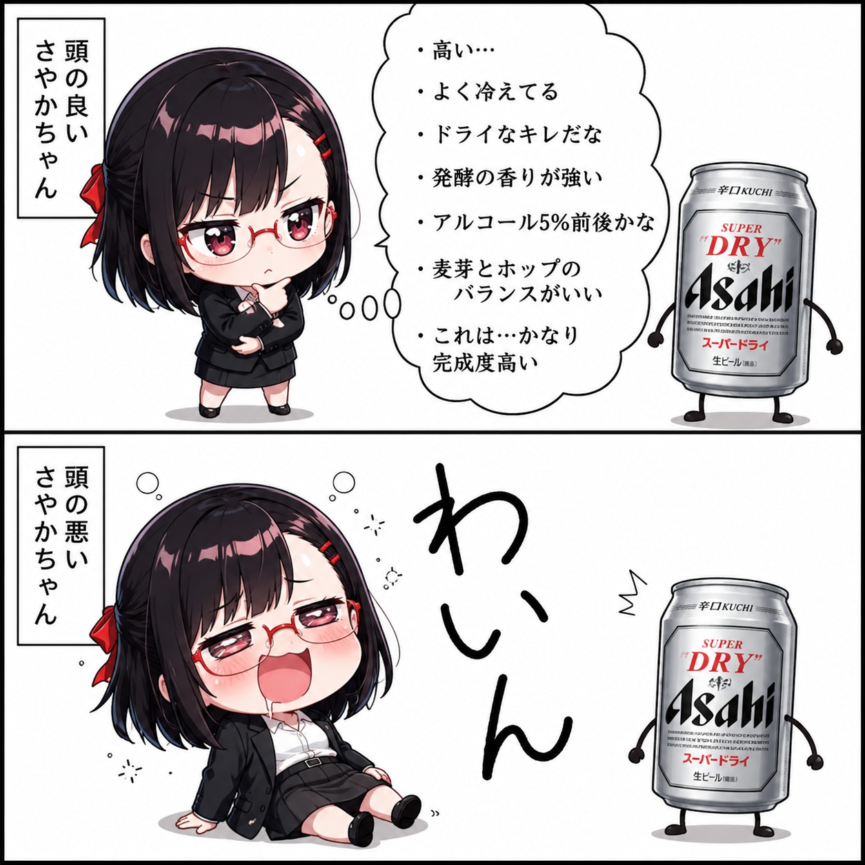 頭の良いさやかちゃんと頭の悪いさやかちゃん