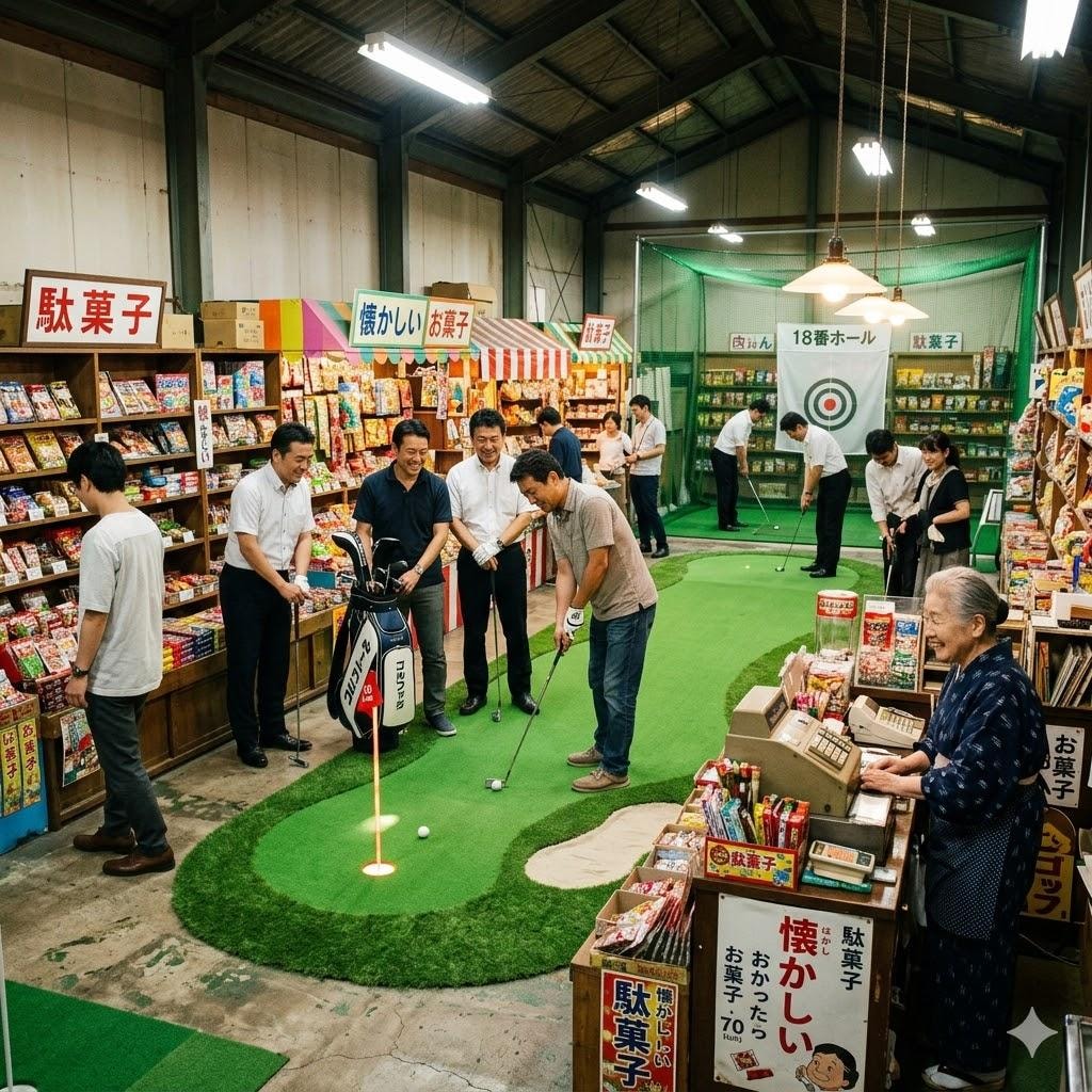 ゴルフ場っぽい駄菓子屋