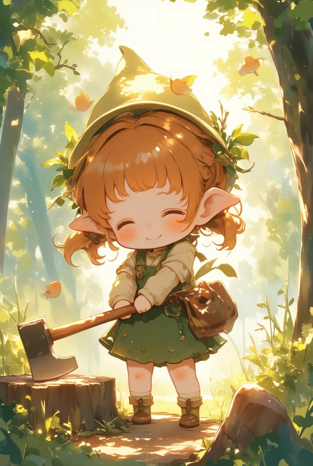 小さな木こりちゃん