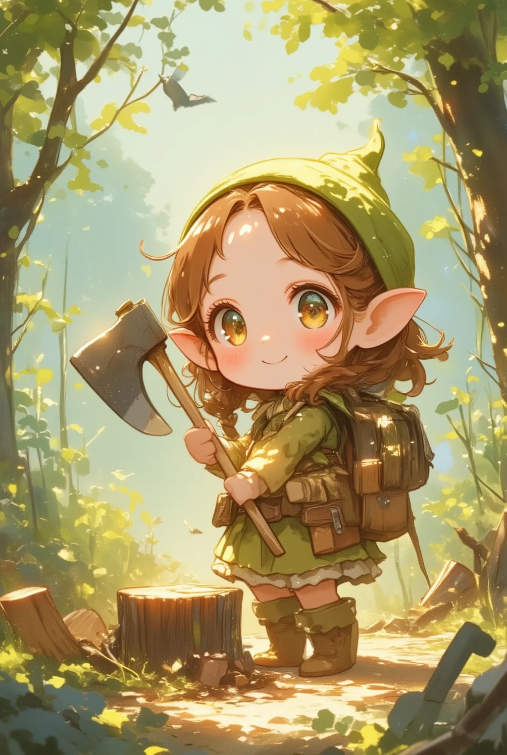 小さな木こりちゃん