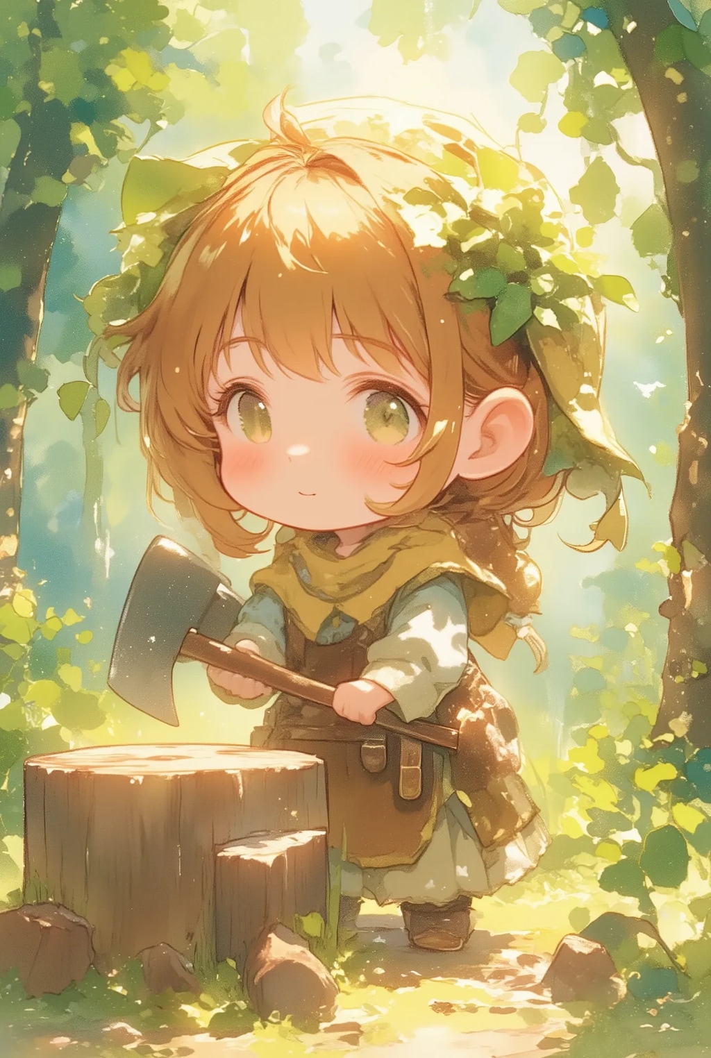 小さな木こりちゃん