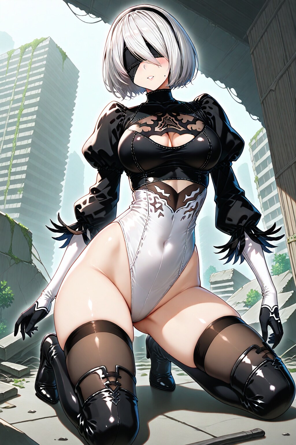AURAでもやはり召喚できる2Bちゃん♪