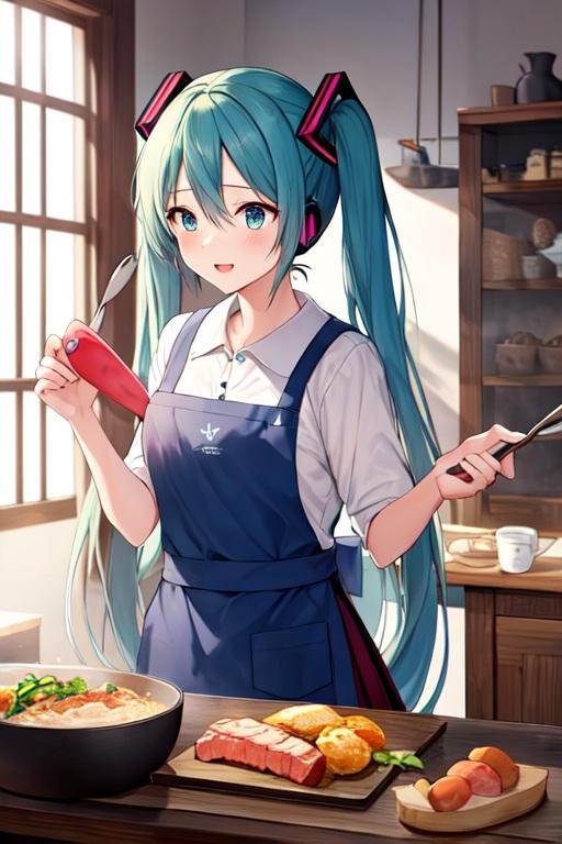 料理中