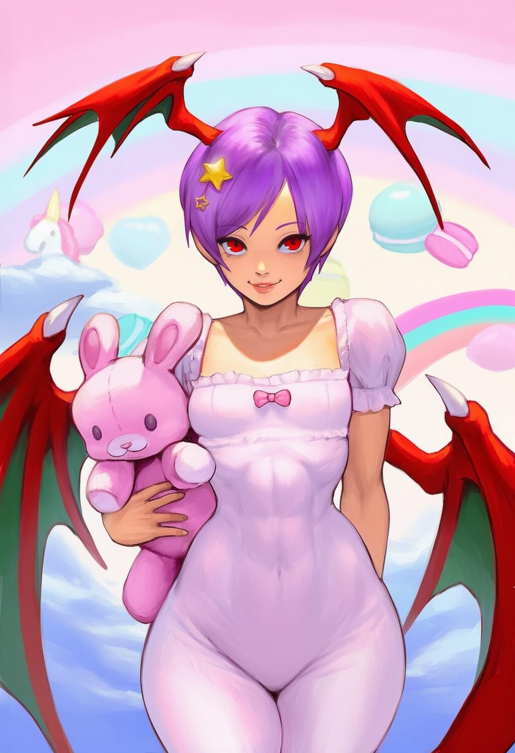 ゆめかわピンクコスプレ分身人妻