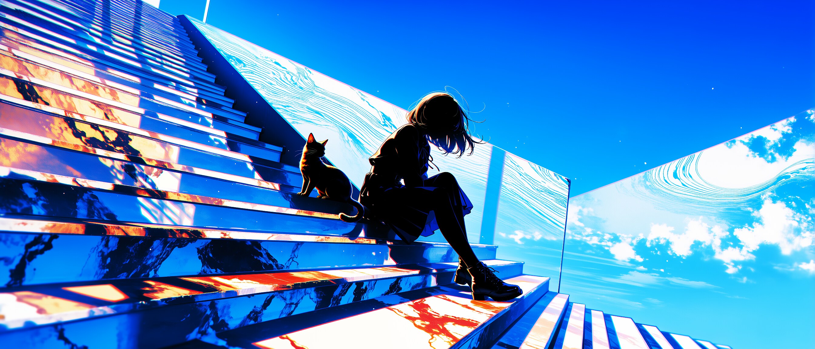 blue sky