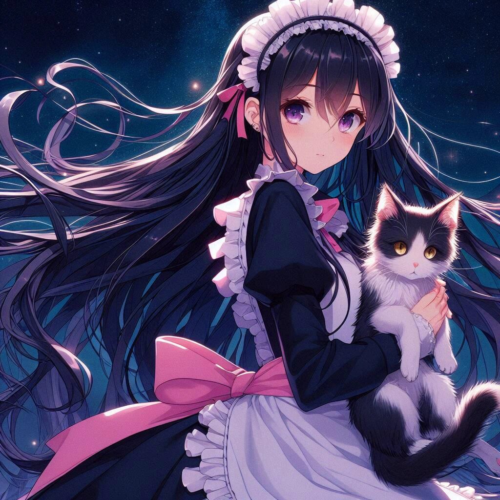 子猫とメイドな、うちの子★その2-1(12枚)