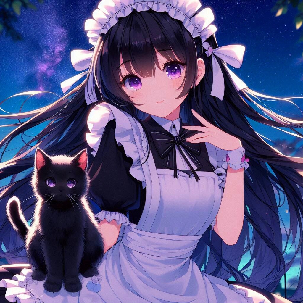 子猫とメイドな、うちの子★その2-1(12枚)