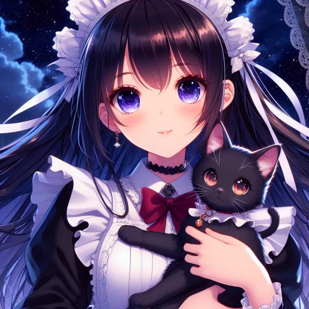 子猫とメイドな、うちの子★その2-1(12枚)