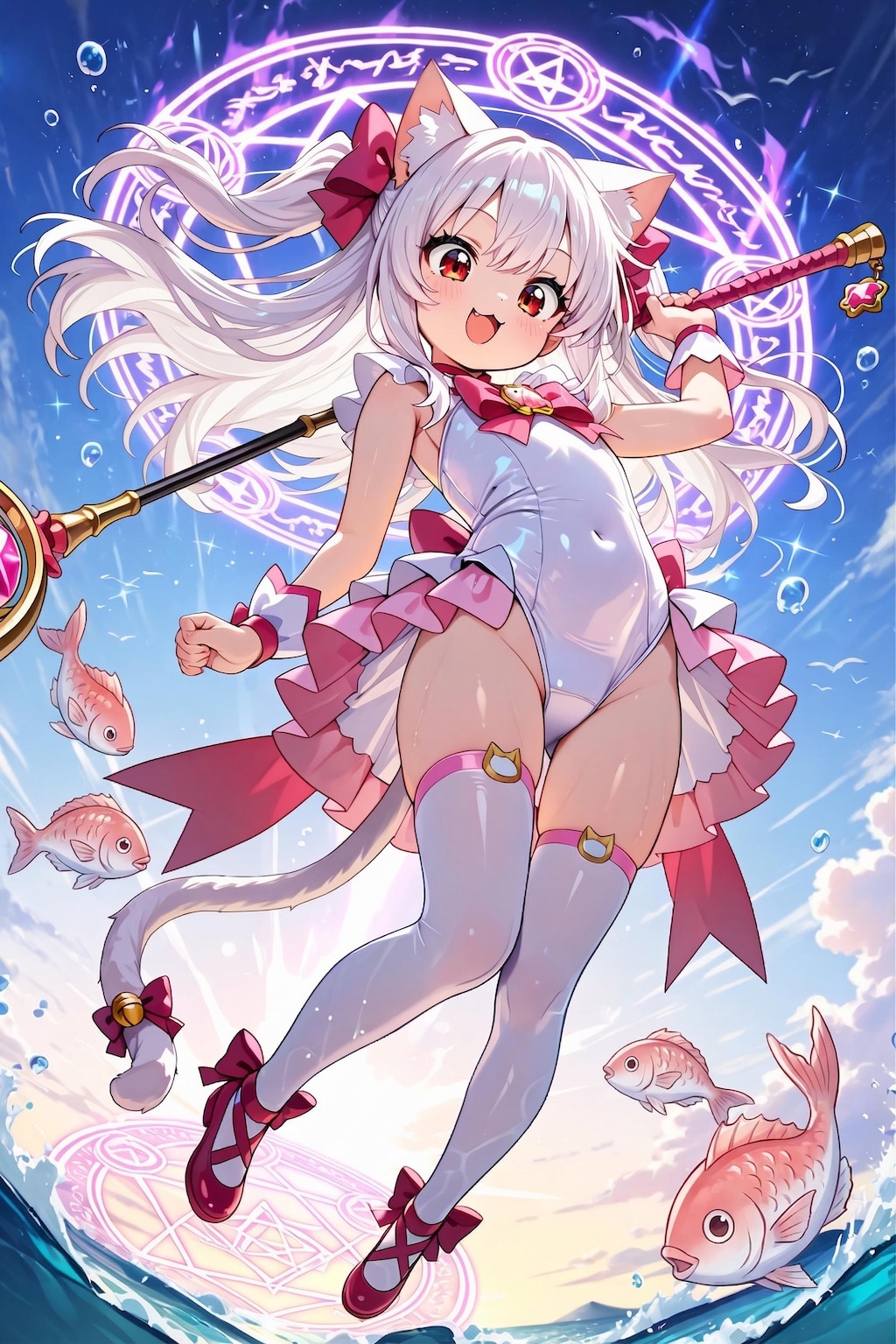 ネコミミ魔法少女になったらものすごい魔法を使えるようになった件