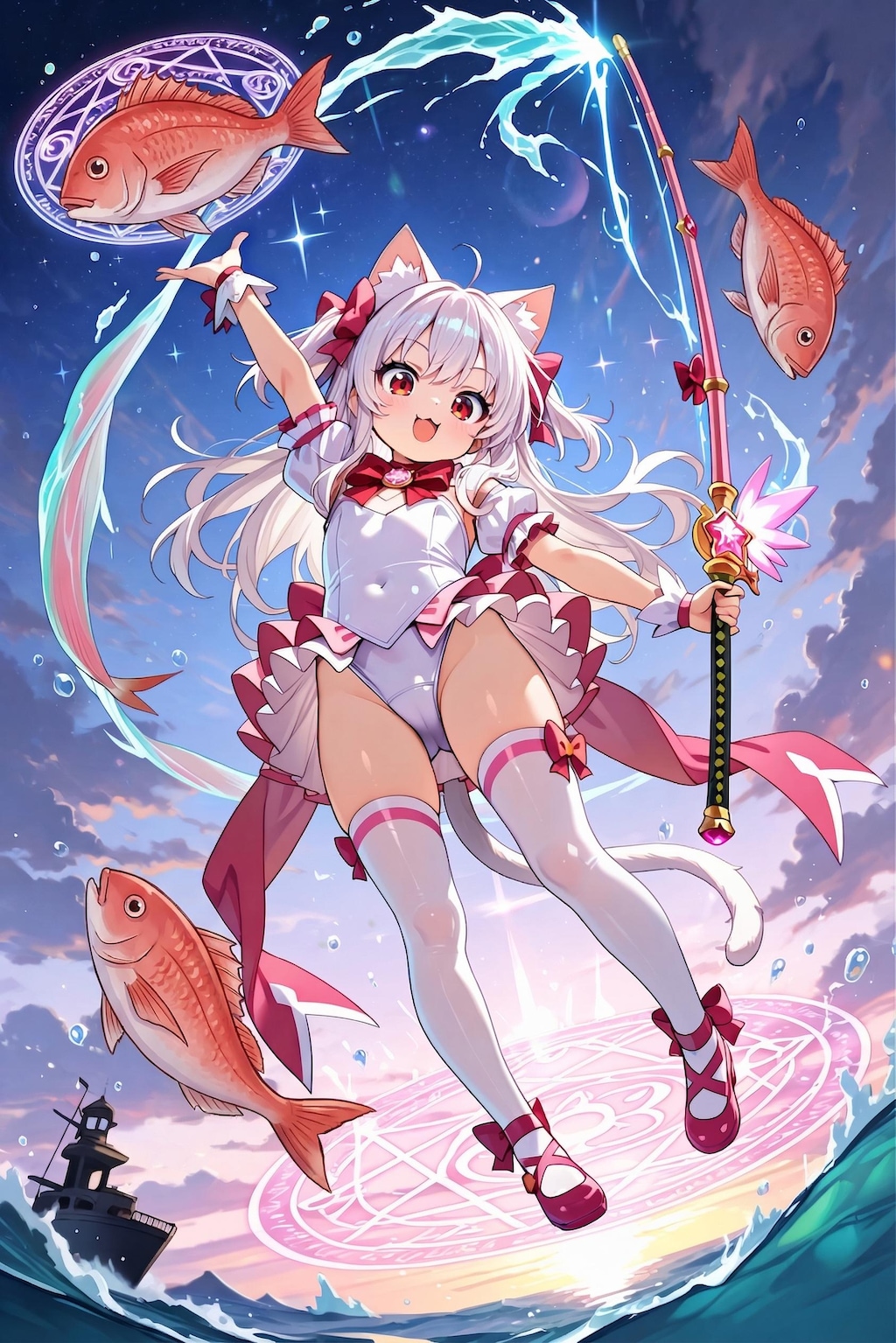 ネコミミ魔法少女になったらものすごい魔法を使えるようになった件