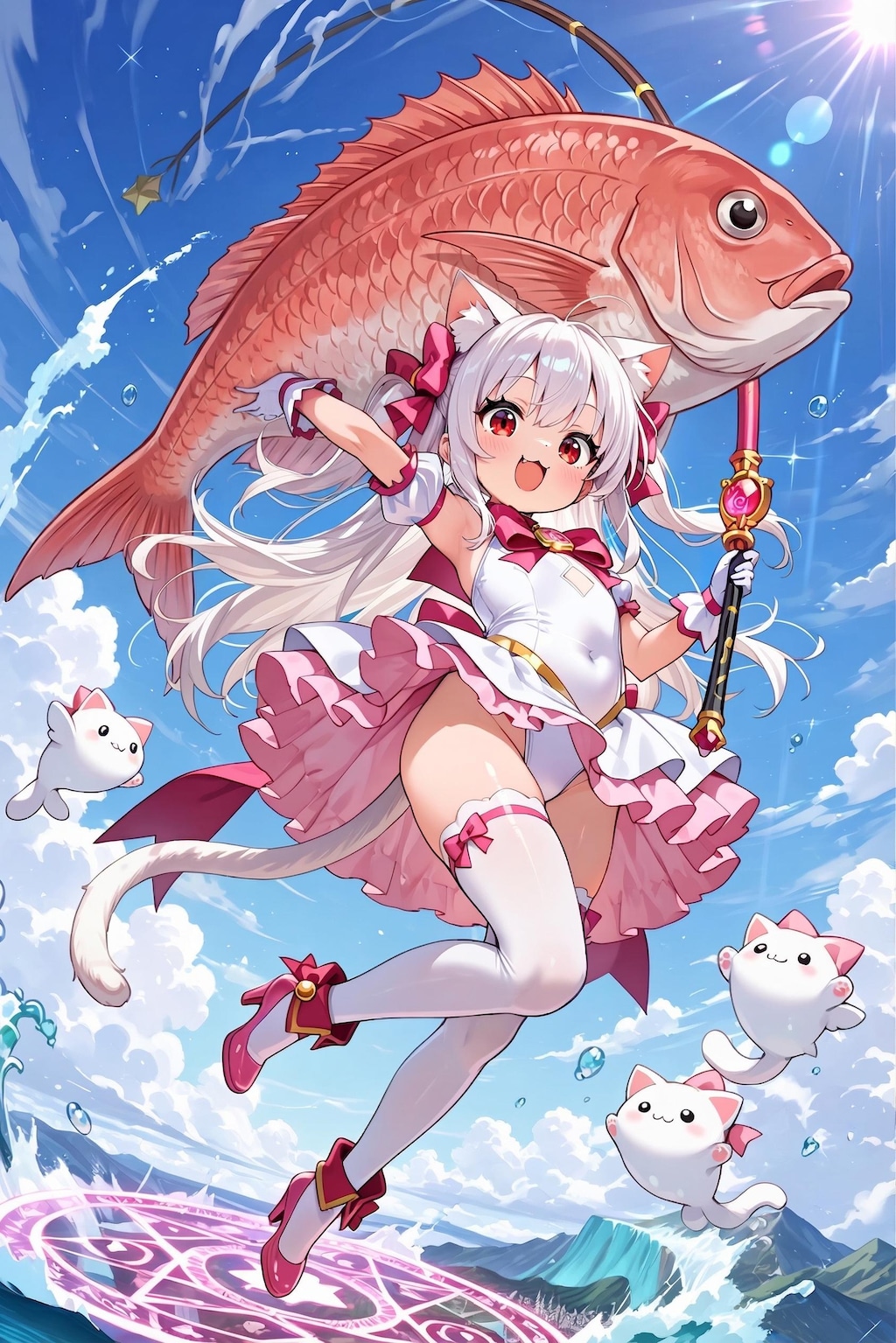 ネコミミ魔法少女になったらものすごい魔法を使えるようになった件