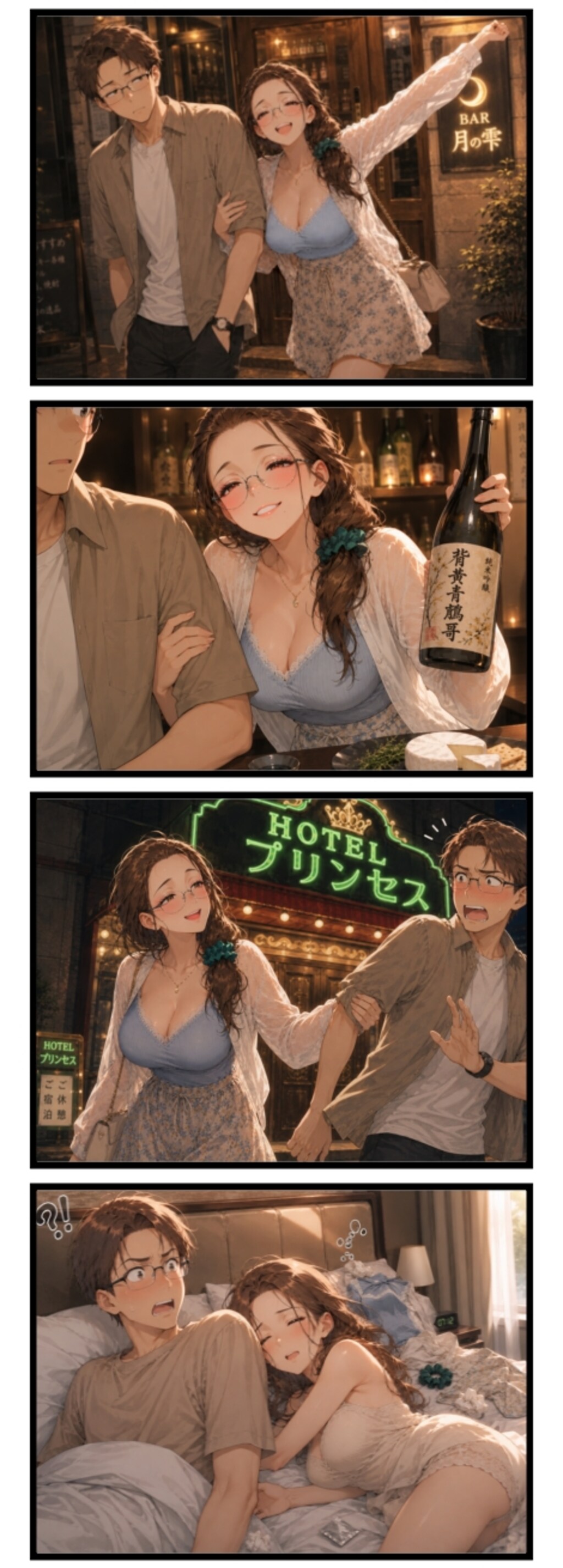 ゆうべはおたのしみでしたね
